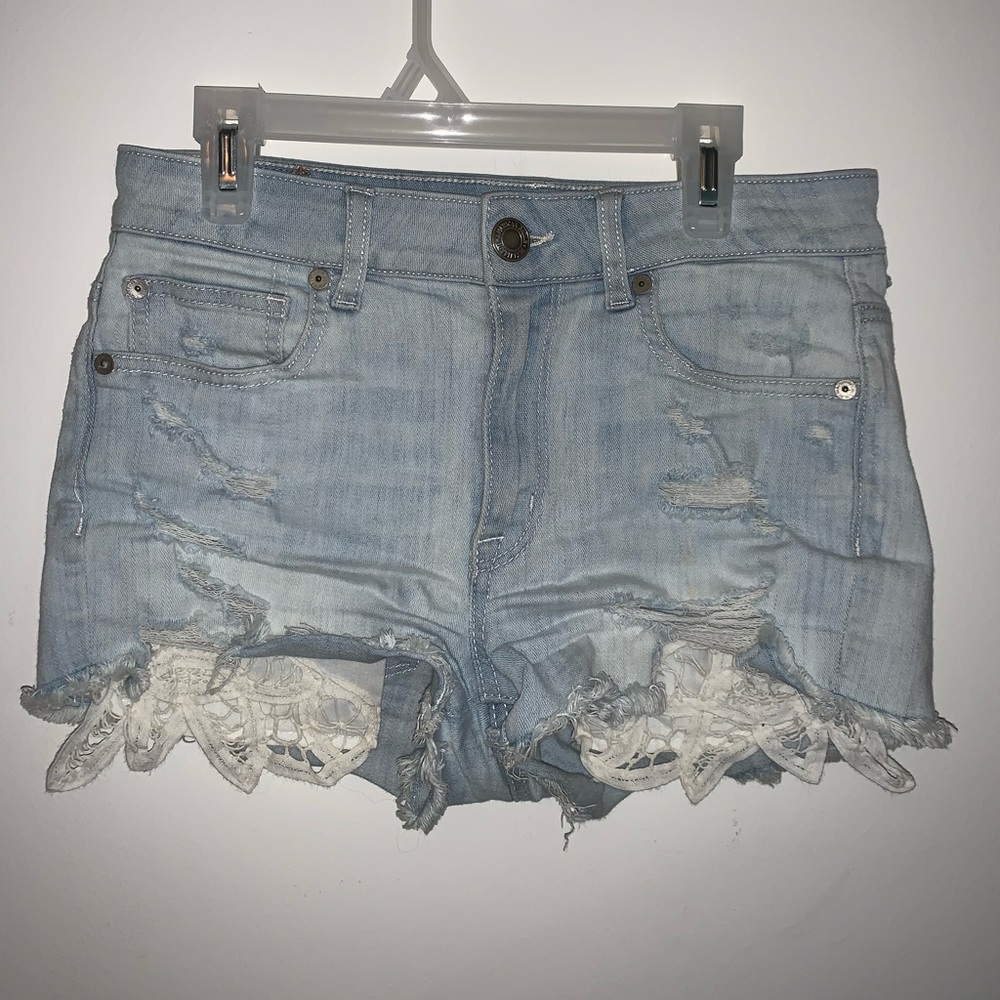 american eagle jean shorts